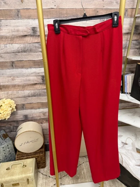 Lauren Ralph Lauren Red Blazer & Pants Suit 8 - Picture 5 of 7
